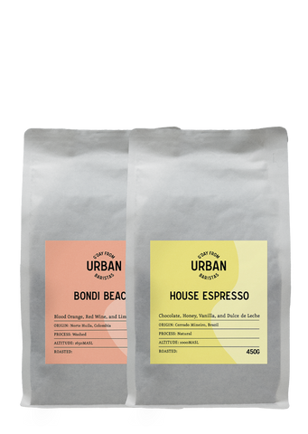 1x Urban Espresso and 1x Roaster's Choice