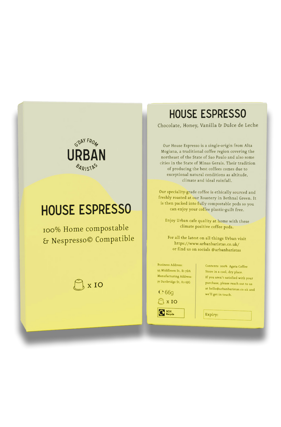 Urban Espresso Coffee Pods